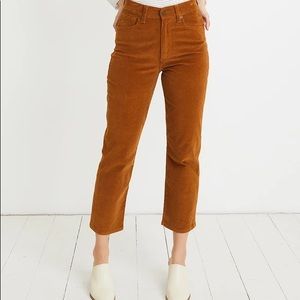 Marine Layer Vintage Straight Corduroy in Camel